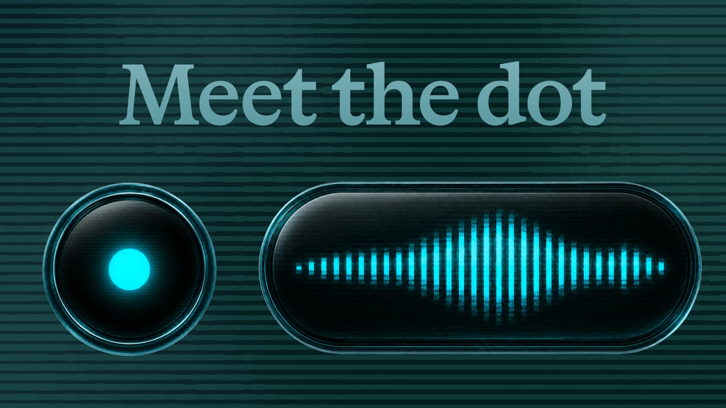 Meet the dot above Monologue’s circular idle indicator and waveform recorder.